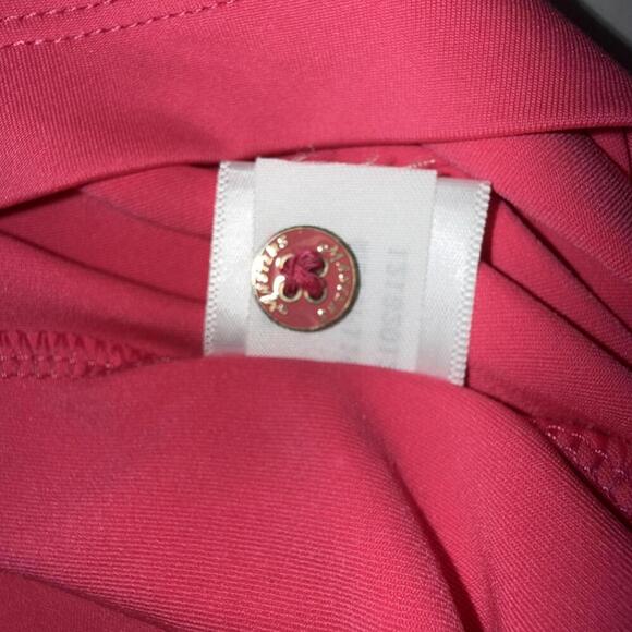 Magnolia Lane Tech Masters Solid Pink Preppy Designer Athletic Polo Golf Shirt - Picture 14 of 15